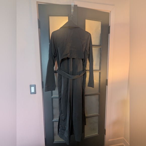 lululemon athletica Black Trench Coat - Picture 2 of 2